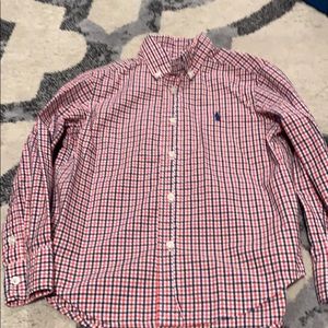 Boys Ralph Lauren Long Sleeve Button Up Shirt